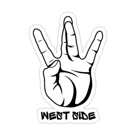 west side gang sign